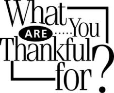 what are you thankful for