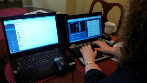 L-A on KCM social media in Wburg